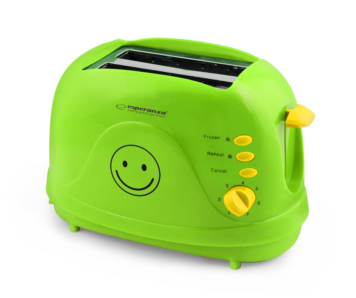 Esperanza EKT003 Toaster 750 W Green Esperanza EKT003 Toaster 750 W Green