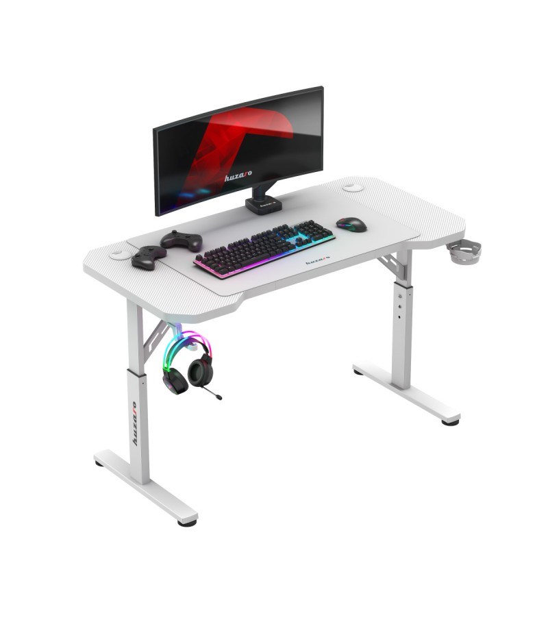 Huzaro Hero 2.6 White gaming desk Huzaro Hero 2.6 White gaming desk