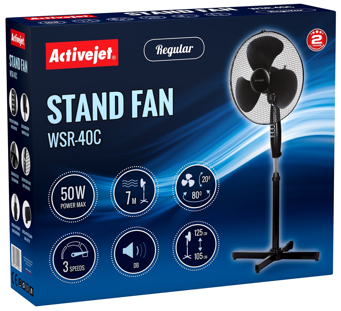 Activejet Regular WSR-40C Stand Fan Activejet Regular WSR-40C Stand Fan