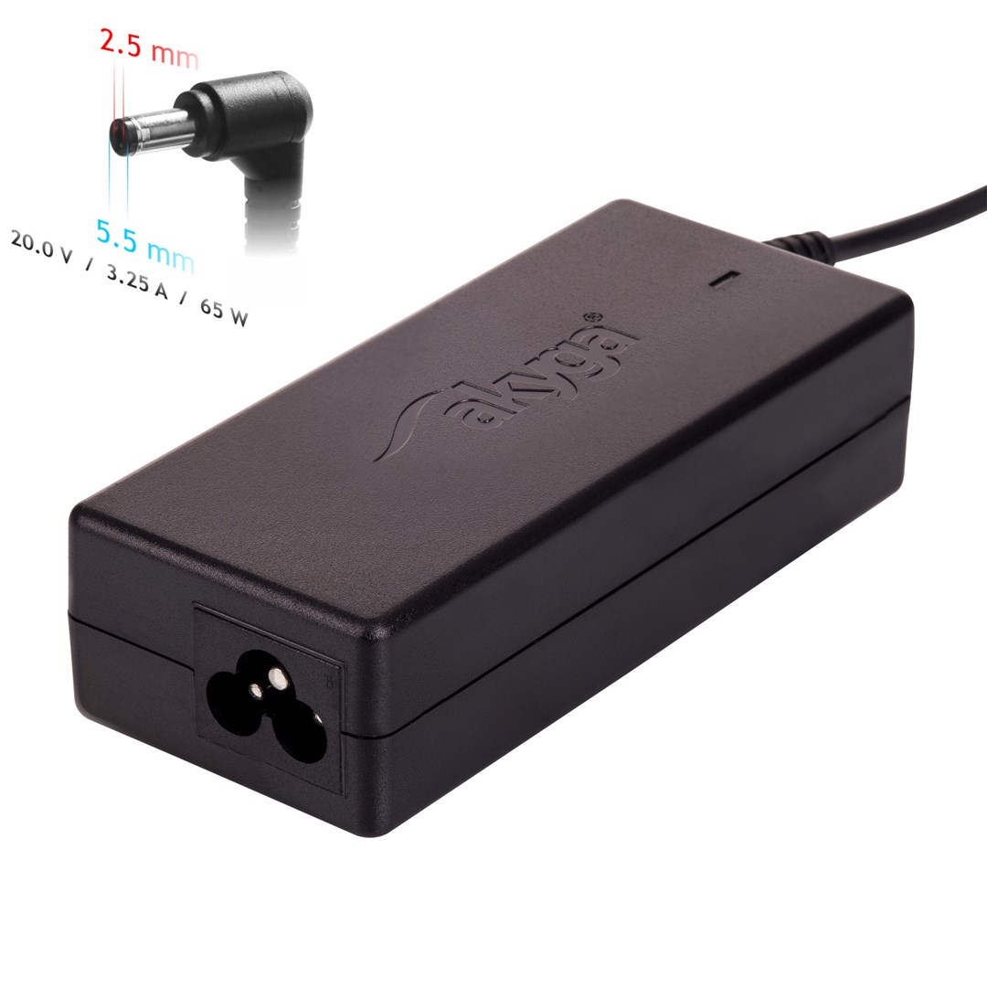 Akyga AK-ND-17 power adapter/inverter Indoor 65 W Black Akyga AK-ND-17 power adapter/inverter Indoor 65 W Black