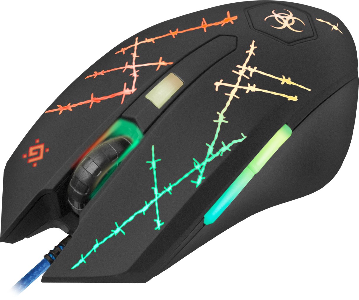 Defender Forced GM-020L mouse Gaming Ambidextrous USB Type-A Optical 3200 DPI Defender Forced GM-020L mouse Gaming Ambidextrous USB Type-A Optical 3200 DPI