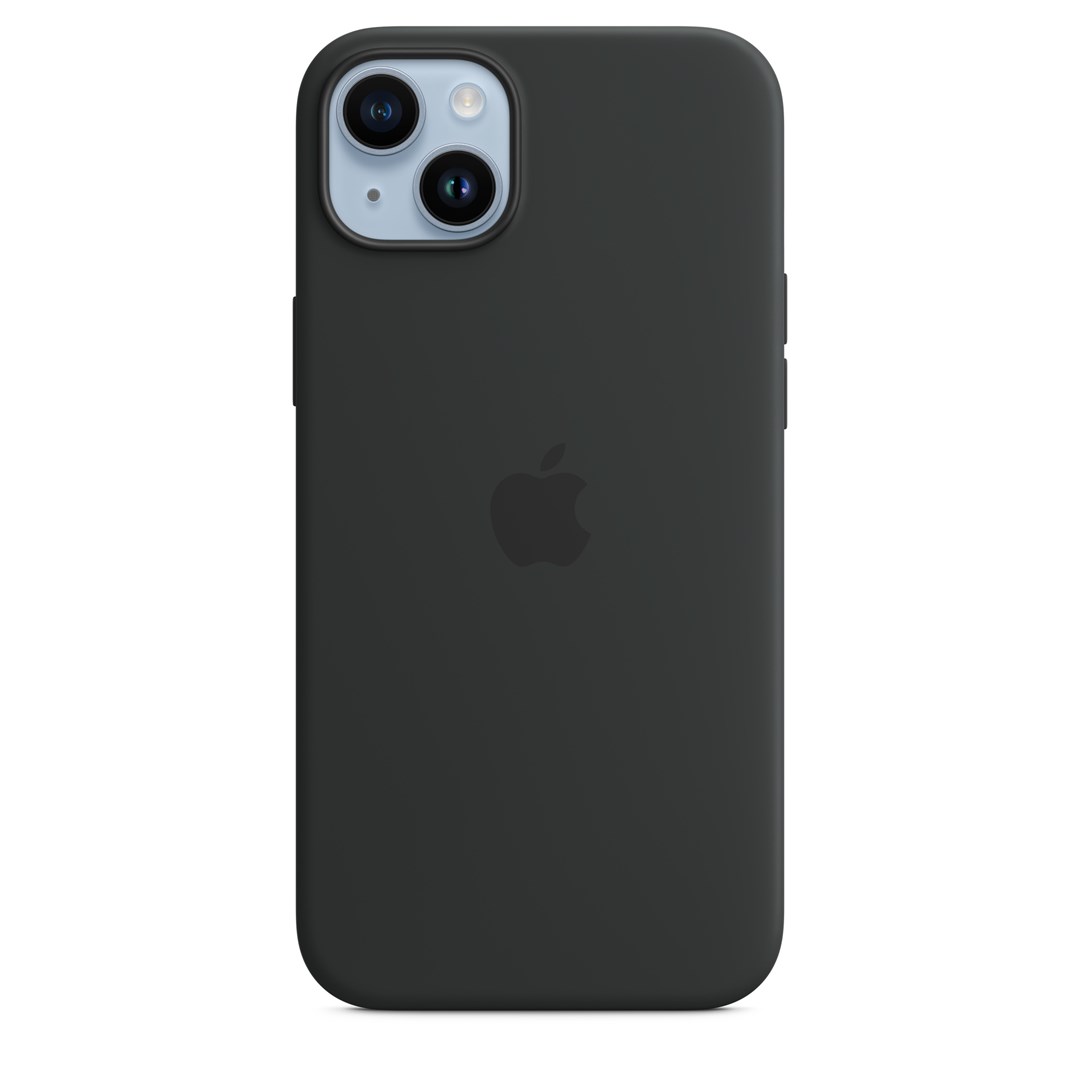 Apple iPhone 14 Plus Silicone Case with MagSafe - Midnight Apple iPhone 14 Plus Silicone Case with MagSafe - Midnight
