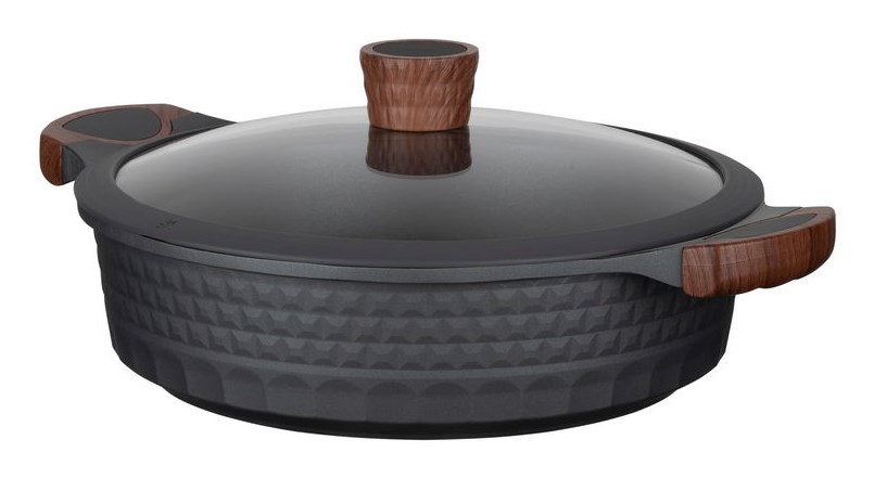 Resto Kitchenware 93506 saucepan 4.4 L Round Black, Wood Resto Kitchenware 93506 saucepan 4.4 L Round Black, Wood