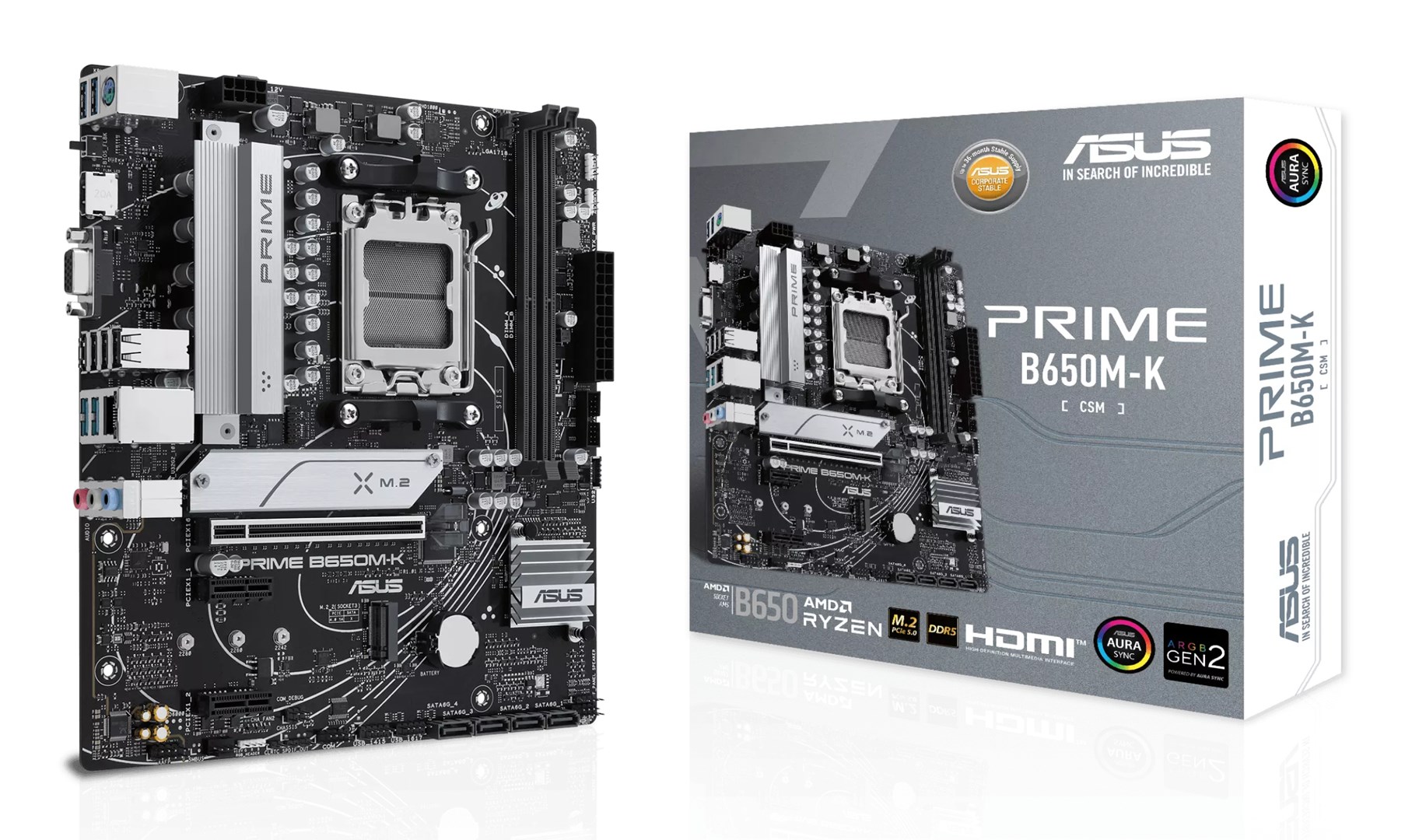 ASUS PRIME B650M-K AMD B650 Socket AM5 micro ATX ASUS PRIME B650M-K AMD B650 Socket AM5 micro ATX