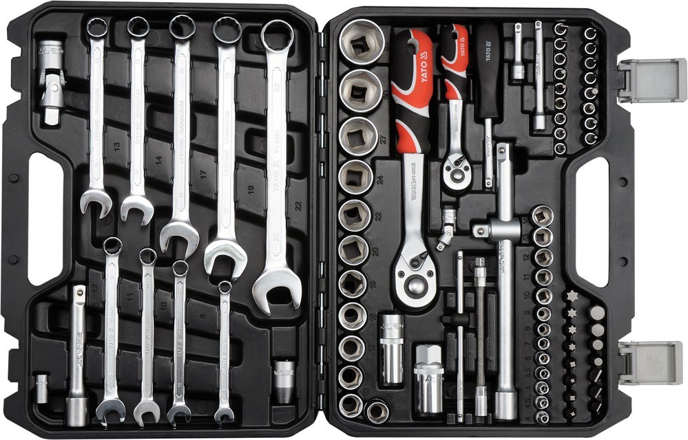 Yato YT-12691 socket wrench Socket wrench set 82 pc(s) Yato YT-12691 socket wrench Socket wrench set 82 pc(s)