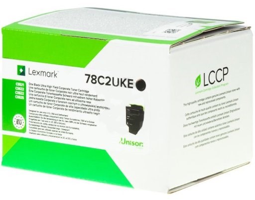 Lexmark 78C2UKE toner cartridge 1 pc(s) Original Black Lexmark 78C2UKE toner cartridge 1 pc(s) Original Black