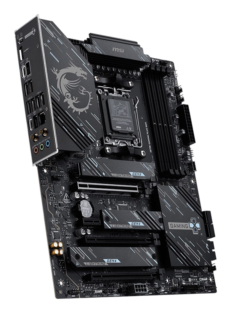 MSI X870E GAMING PLUS WIFI motherboard AMD X870E Socket AM5 ATX MSI X870E GAMING PLUS WIFI motherboard AMD X870E Socket AM5 ATX