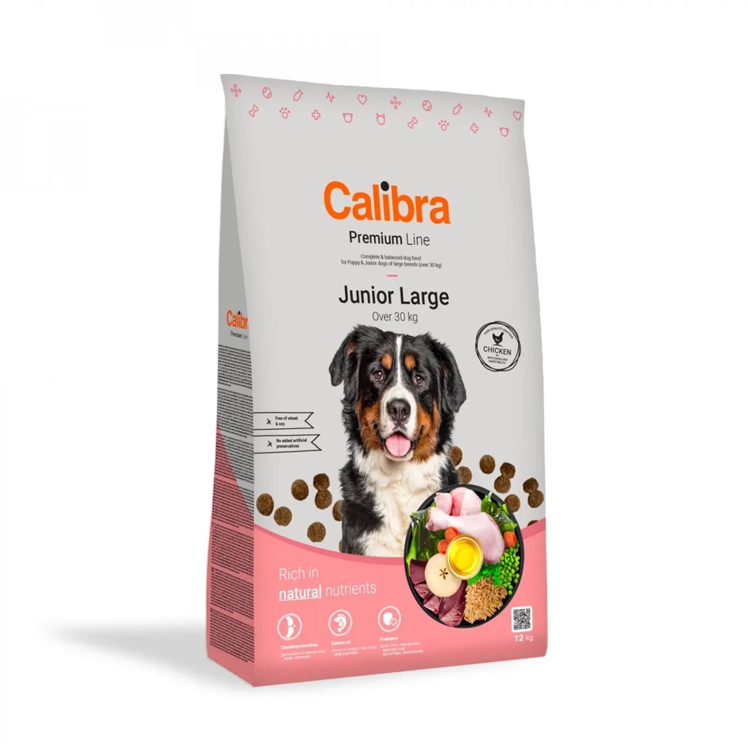 CALIBRA Premium Line Junior Large Chicken - dry dog food - 12kg CALIBRA Premium Line Junior Large Chicken - dry dog food - 12kg
