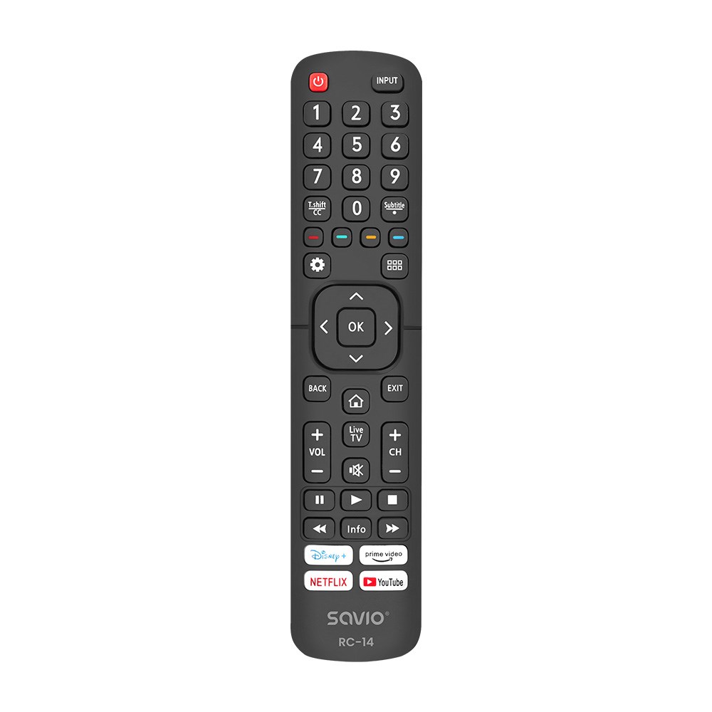 SAVIO RC-14 Universal remote control/replacement for HISENSE, SMART TV SAVIO RC-14 Universal remote control/replacement for HISENSE, SMART TV