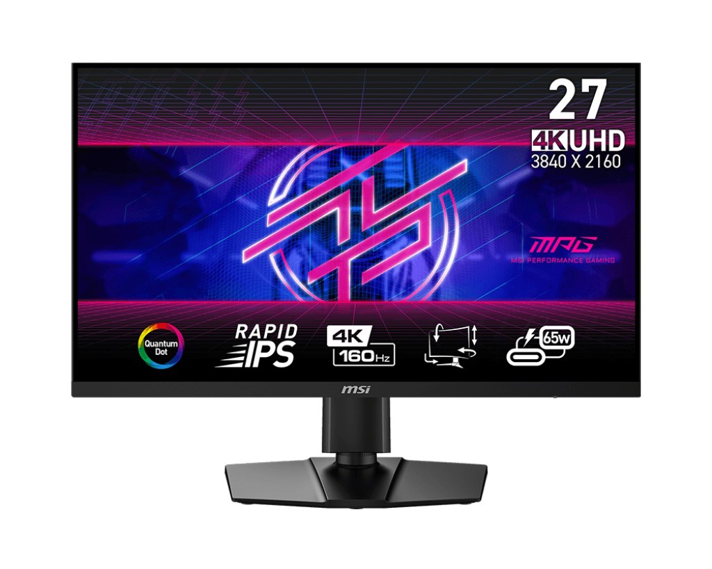 MSI MPG 274URFDE QD computer monitor 68.6 cm (27") 3840 x 2160 pixels 4K Ultra HD LCD Black MSI MPG 274URFDE QD computer monitor 68.6 cm (27") 3840 x 2160 pixels 4K Ultra HD LCD Black