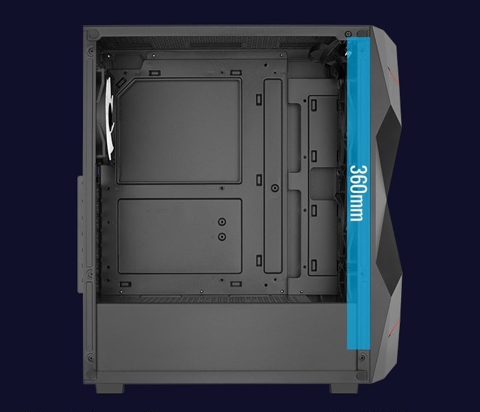 PC Case Aerocool PGS Volcan-G-BK-V1 PC Case Aerocool PGS Volcan-G-BK-V1
