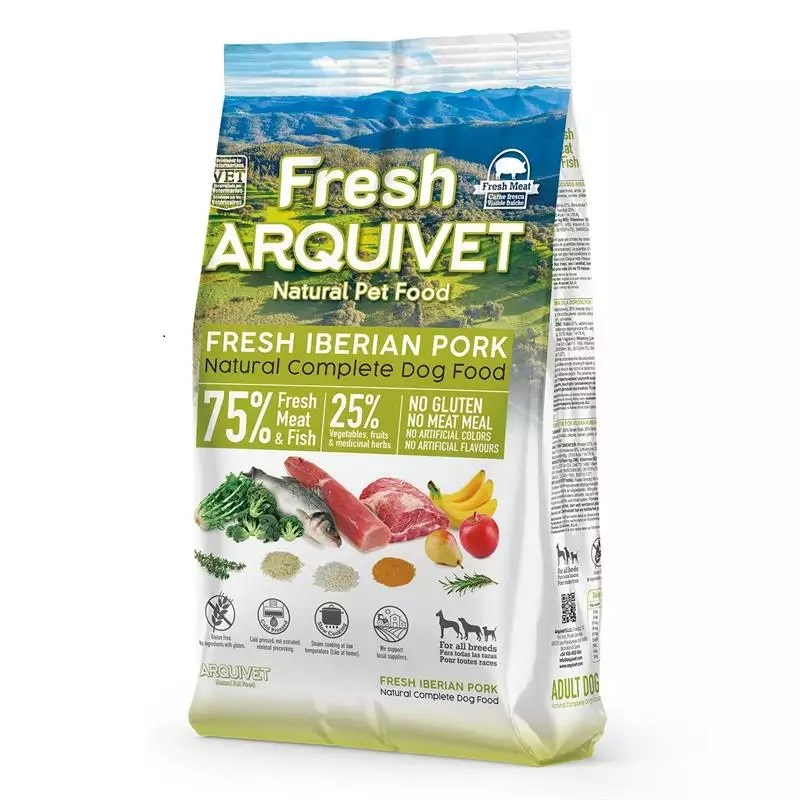ARQUIVET Fresh Iberian Pork and fish - semi-moist dog food - 2,5kg ARQUIVET Fresh Iberian Pork and fish - semi-moist dog food - 2,5kg
