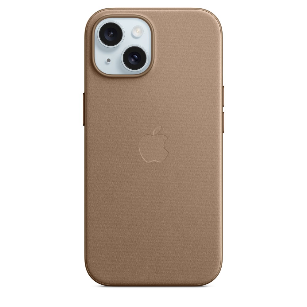 Apple iPhone 15 FineWoven Case with MagSafe - Taupe Apple iPhone 15 FineWoven Case with MagSafe - Taupe