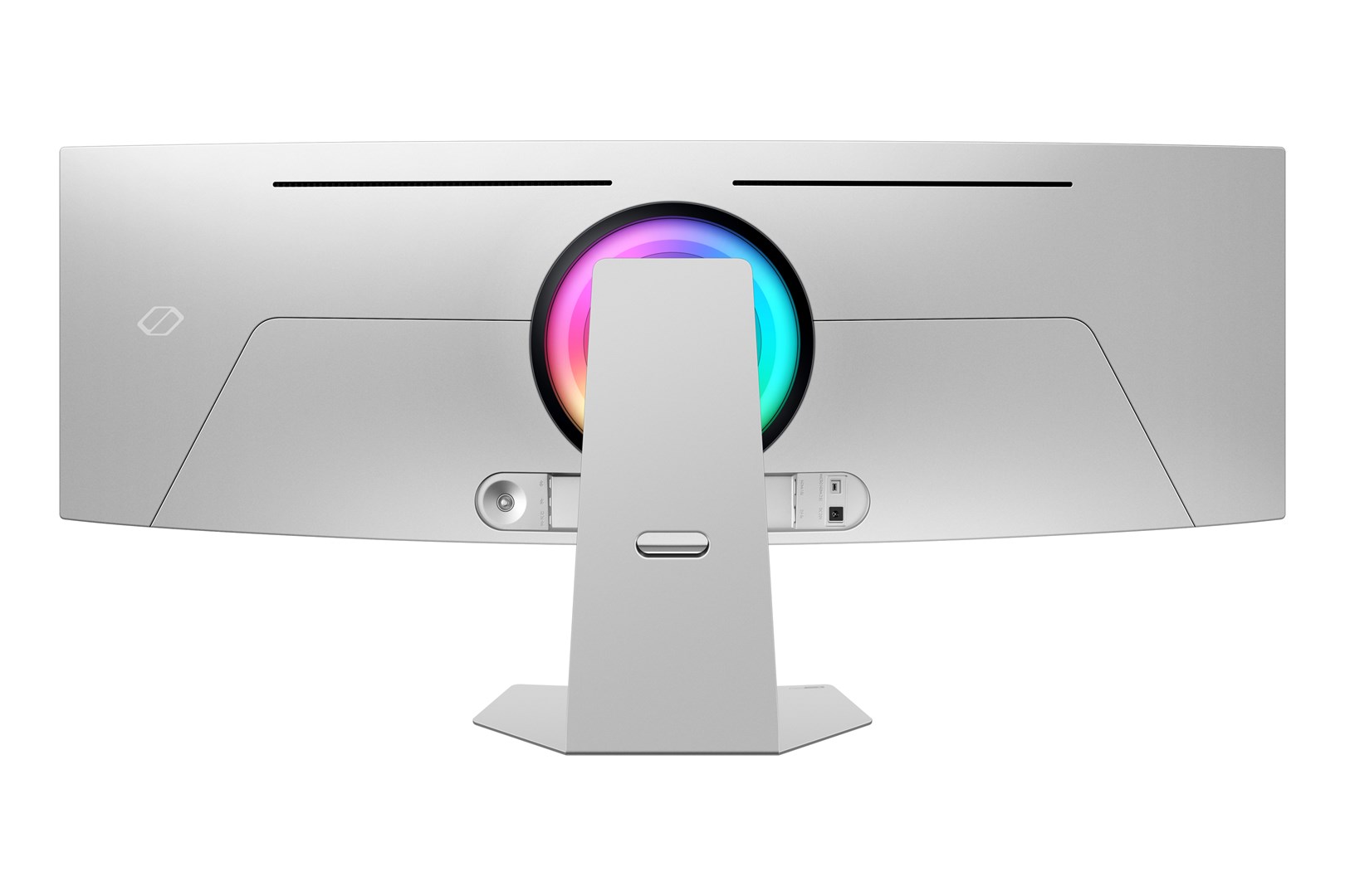 Samsung G95SC computer monitor 124.5 cm (49") 5120 x 1440 pixels Dual QHD OLED Silver Samsung G95SC computer monitor 124.5 cm (49") 5120 x 1440 pixels Dual QHD OLED Silver