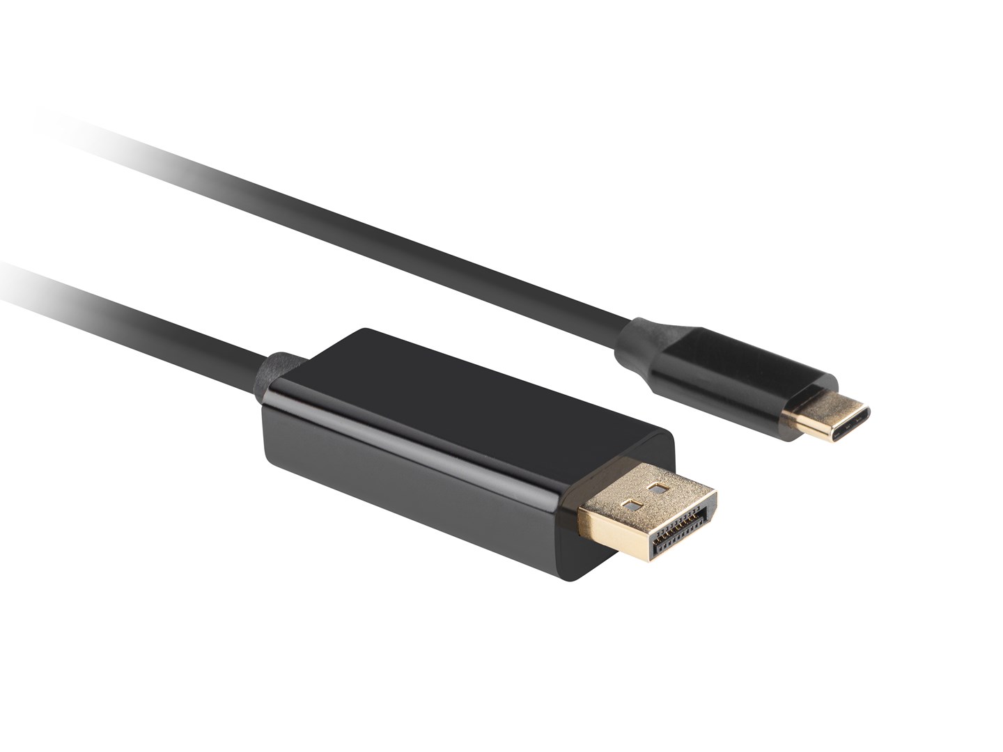 Lanberg CA-CMDP-10CU-0030-BK video cable adapter 3 m USB Type-C DisplayPort Black Lanberg CA-CMDP-10CU-0030-BK video cable adapter 3 m USB Type-C DisplayPort Black