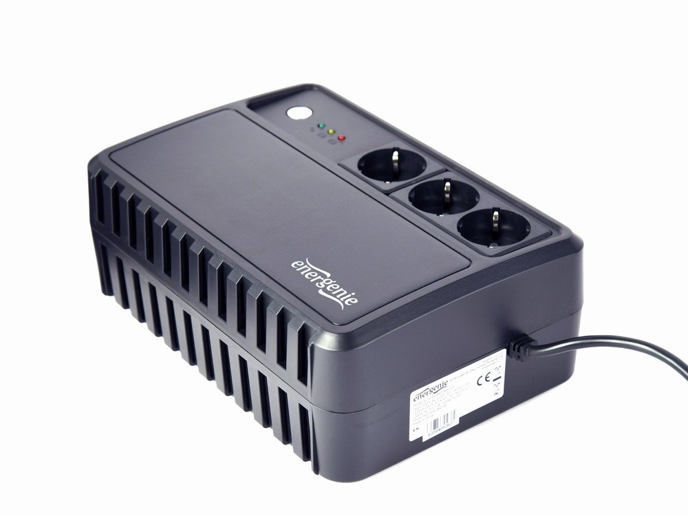 Gembird EG-UPS-3SDT1000-01 uninterruptible power supply (UPS) Line-Interactive 1 kVA 600 W 3 AC outlet(s) Gembird EG-UPS-3SDT1000-01 uninterruptible power supply (UPS) Line-Interactive 1 kVA 600 W 3 AC outlet(s)