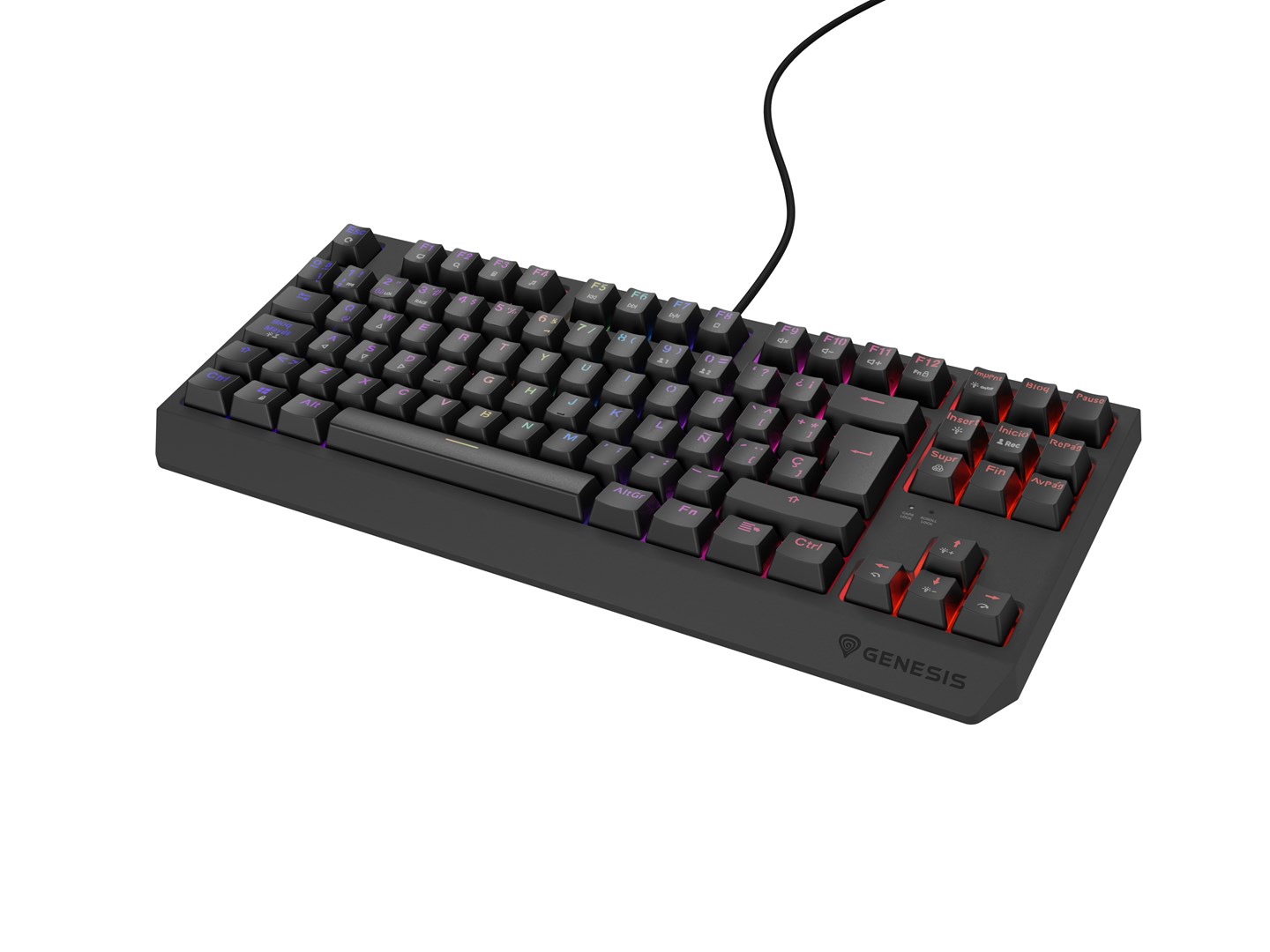 GENESIS Thor 230 TKL keyboard Gaming USB QWERTY Spanish Black GENESIS Thor 230 TKL keyboard Gaming USB QWERTY Spanish Black