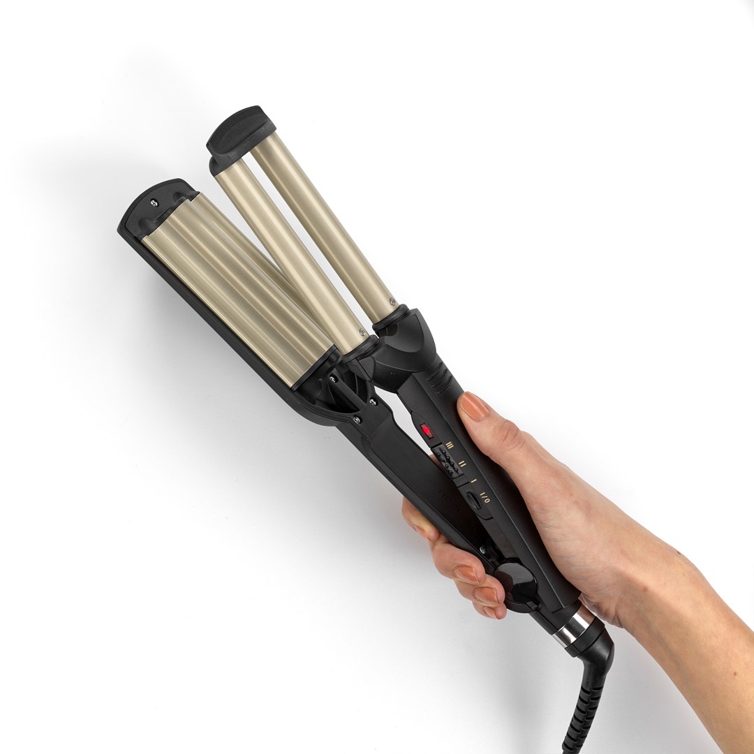 BaByliss C260E EasyWaves Texturizing iron Warm Black, Silver 70.9" (1.8 m) BaByliss C260E EasyWaves Texturizing iron Warm Black, Silver 70.9" (1.8 m)