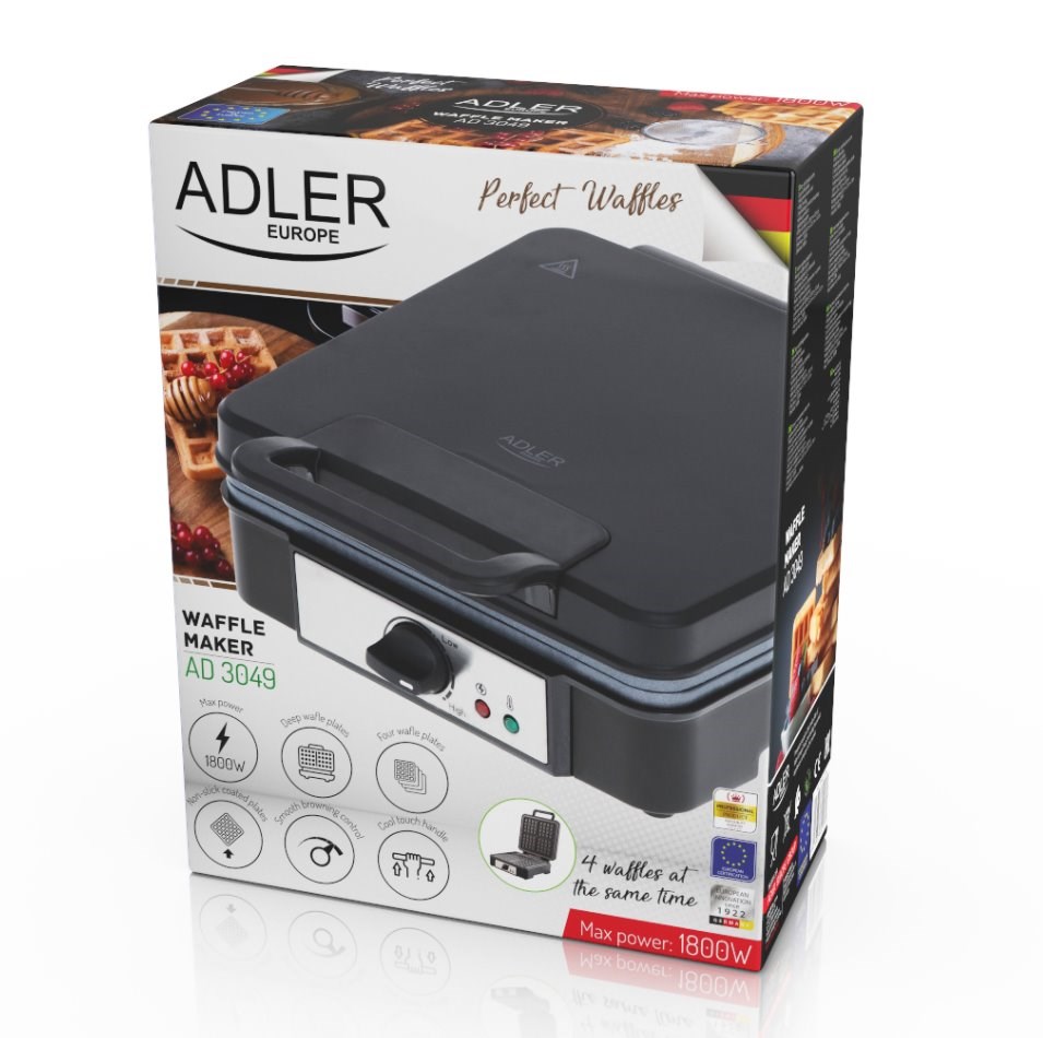 Waffle maker Adler AD 3049 Waffle maker Adler AD 3049