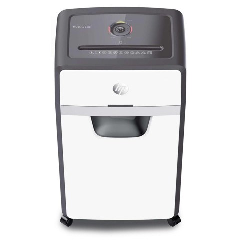 HP ONESHRED 24CC shredder, cut-offs, P-4, 24 cards, 30l, light grey HP ONESHRED 24CC shredder, cut-offs, P-4, 24 cards, 30l, light grey
