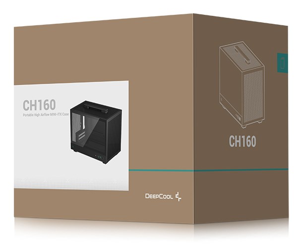 DeepCool CH160 Small Form Factor (SFF) Black DeepCool CH160 Small Form Factor (SFF) Black