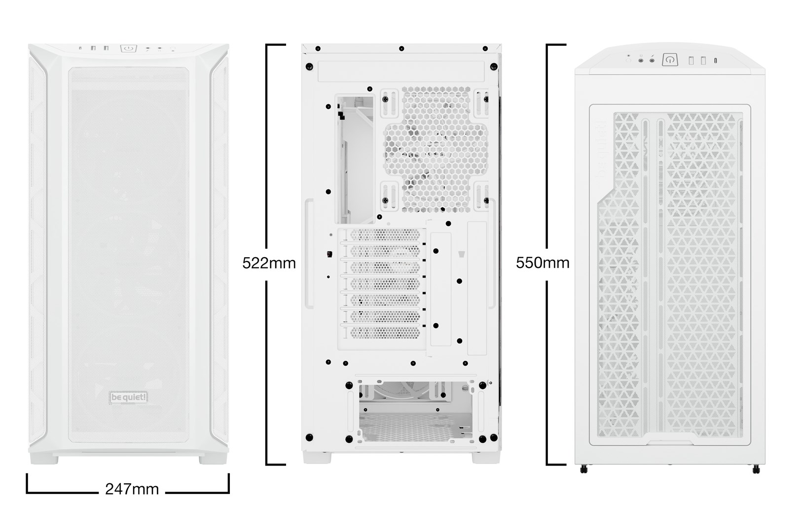 be quiet! Shadow Base 800 FX White Midi Tower be quiet! Shadow Base 800 FX White Midi Tower