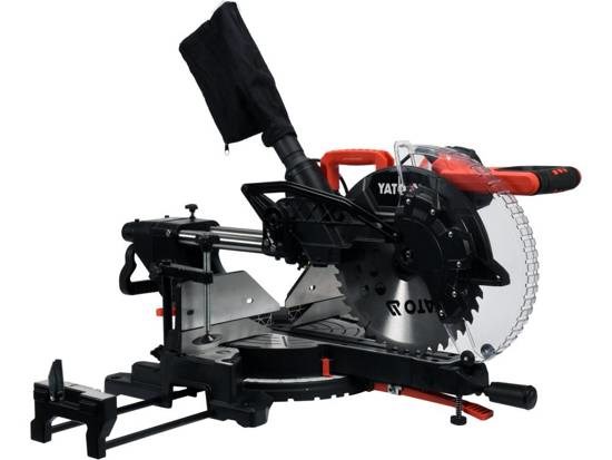 YATO MITER SAW 1800W WITH FEED, LASER 305mm YATO MITER SAW 1800W WITH FEED, LASER 305mm