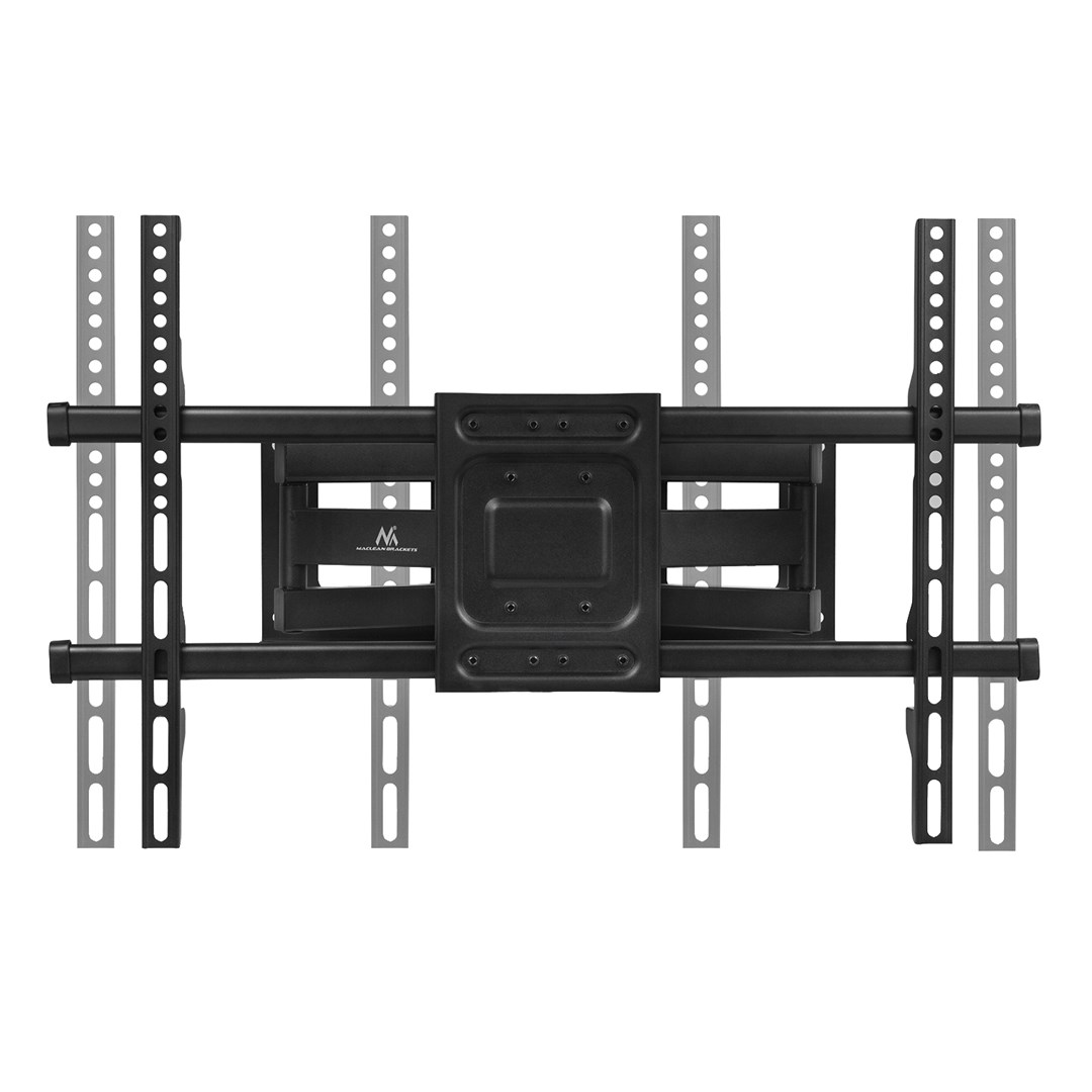 Maclean TV Mount, max VESA 600x400, 32-85", 60kg, horizontal and vertical angle adjustment, profile 65-390mm, black, MC-789 Maclean TV Mount, max VESA 600x400, 32-85", 60kg, horizontal and vertical angle adjustment, profile 65-390mm, black, MC-789
