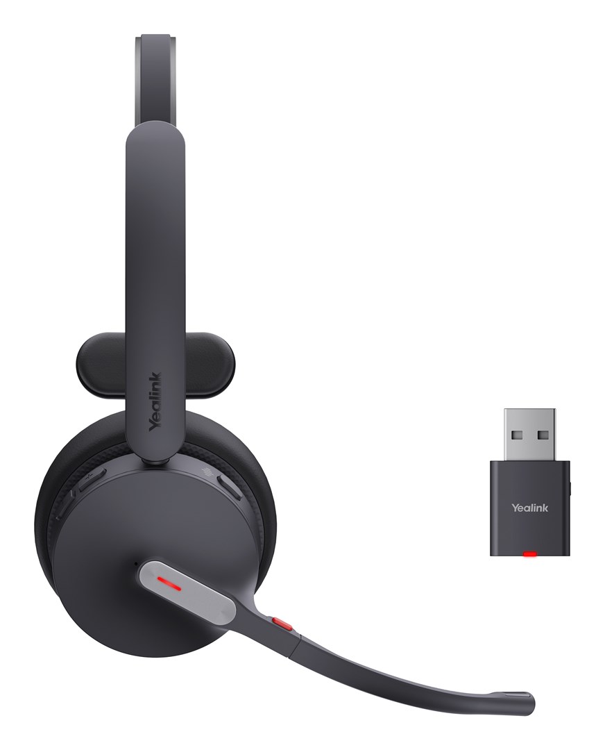 Yealink WH64 Hybrid Mono UC Headset Wireless Head-band Office/Call center Micro-USB Bluetooth Black Yealink WH64 Hybrid Mono UC Headset Wireless Head-band Office/Call center Micro-USB Bluetooth Black