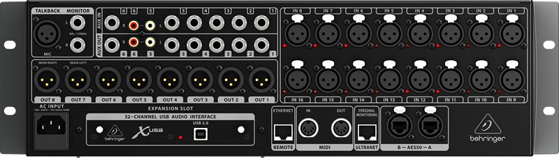 Behringer X32 Rack 40 channels 10 - 22000 Hz Black Behringer X32 Rack 40 channels 10 - 22000 Hz Black