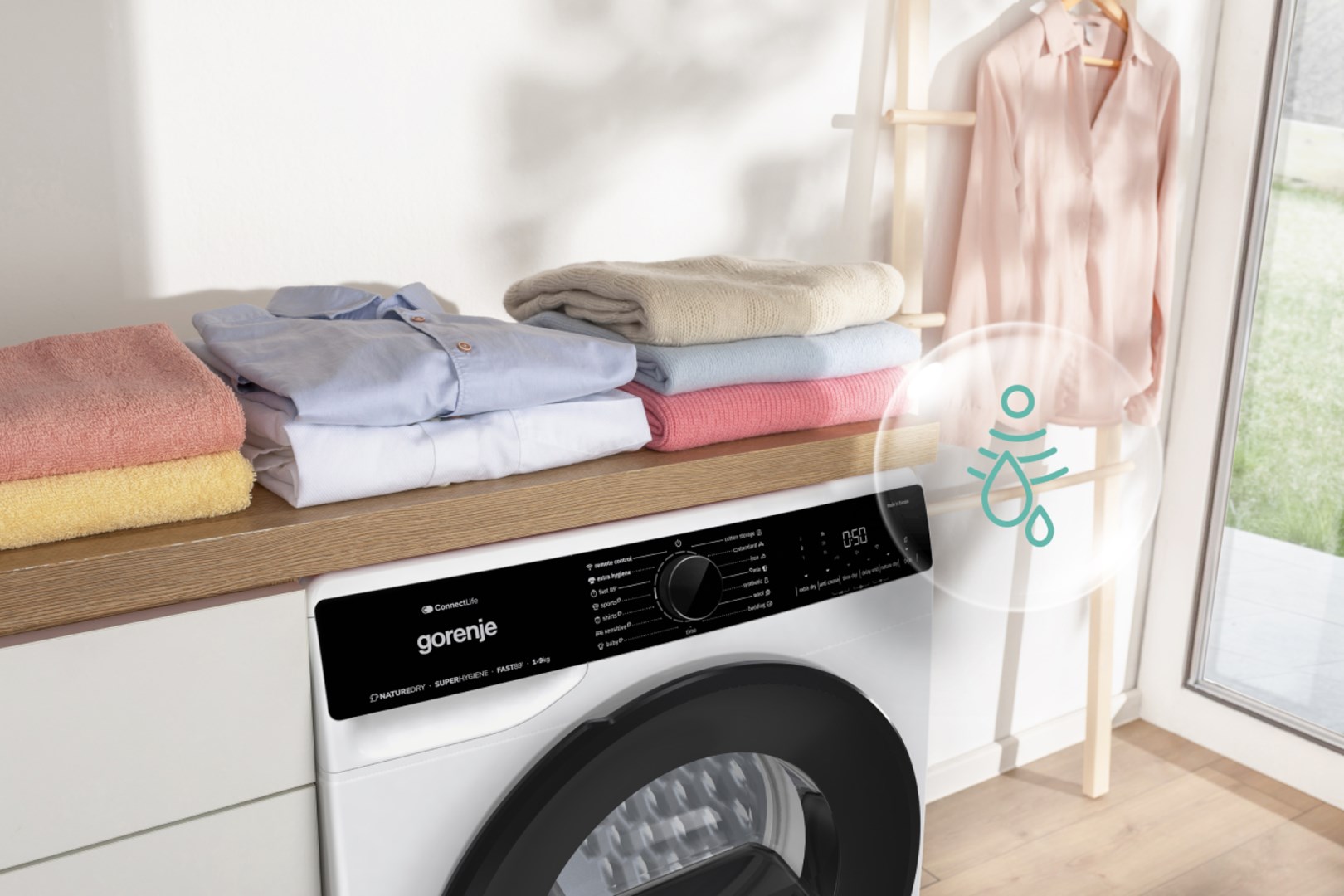 Gorenje DPNA92WIFI tumble dryer Freestanding Front-load 9 kg A++ Black, White Gorenje DPNA92WIFI tumble dryer Freestanding Front-load 9 kg A++ Black, White