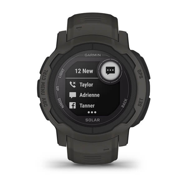 Garmin Instinct 2 Solar 2.29 cm (0.9") MIP 45 mm Digital 176 x 176 pixels Graphite GPS (satellite) Garmin Instinct 2 Solar 2.29 cm (0.9") MIP 45 mm Digital 176 x 176 pixels Graphite GPS (satellite)