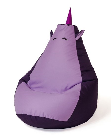Sako bag pouffe Unicorn purple-light purple L 105 x 80 cm Sako bag pouffe Unicorn purple-light purple L 105 x 80 cm