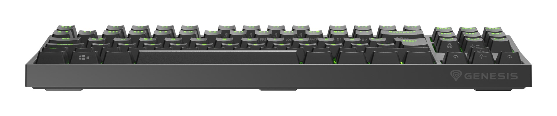 GENESIS Thor 404 TKL keyboard Gaming USB QWERTZ German Black GENESIS Thor 404 TKL keyboard Gaming USB QWERTZ German Black