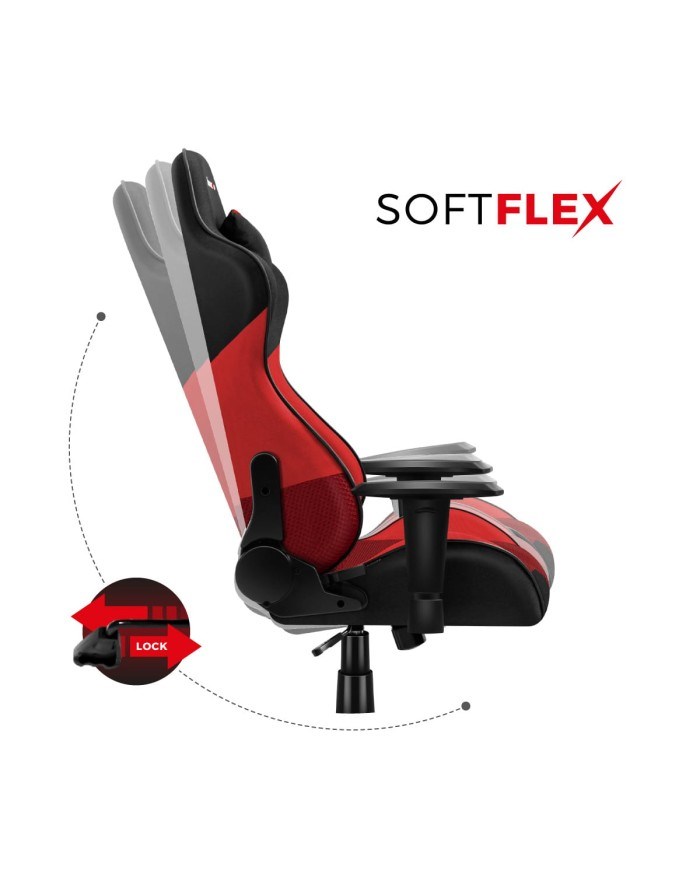 Huzaro Force 6.2 PC gaming chair Bucket (cradle) seat Black, Red Huzaro Force 6.2 PC gaming chair Bucket (cradle) seat Black, Red