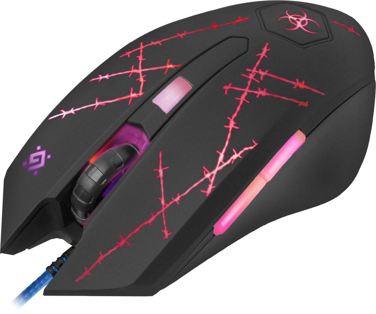 Defender Forced GM-020L mouse Gaming Ambidextrous USB Type-A Optical 3200 DPI Defender Forced GM-020L mouse Gaming Ambidextrous USB Type-A Optical 3200 DPI