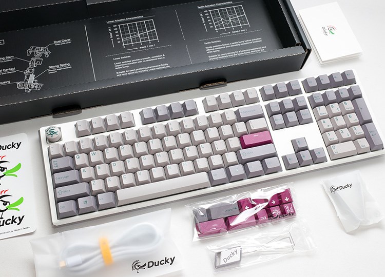 Ducky One 3 keyboard Gaming USB Grey Ducky One 3 keyboard Gaming USB Grey