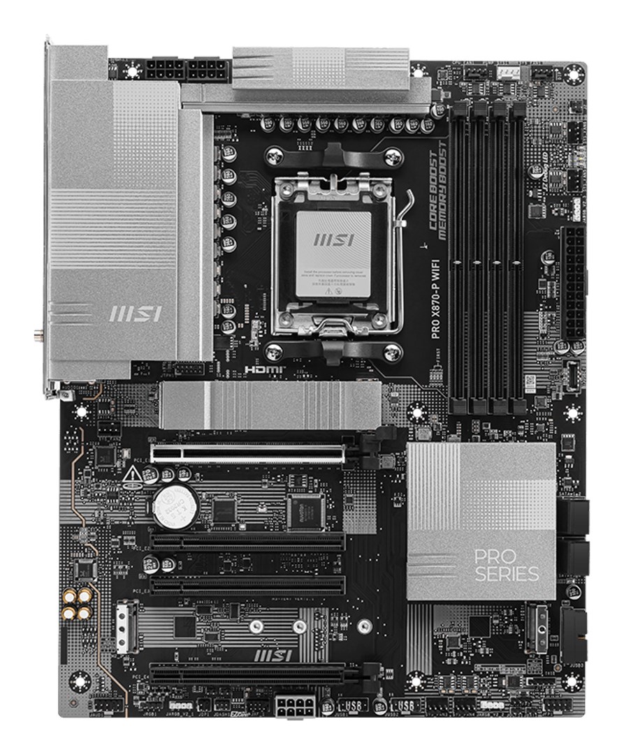MSI PRO X870-P WIFI motherboard AMD X870 Socket AM5 ATX MSI PRO X870-P WIFI motherboard AMD X870 Socket AM5 ATX