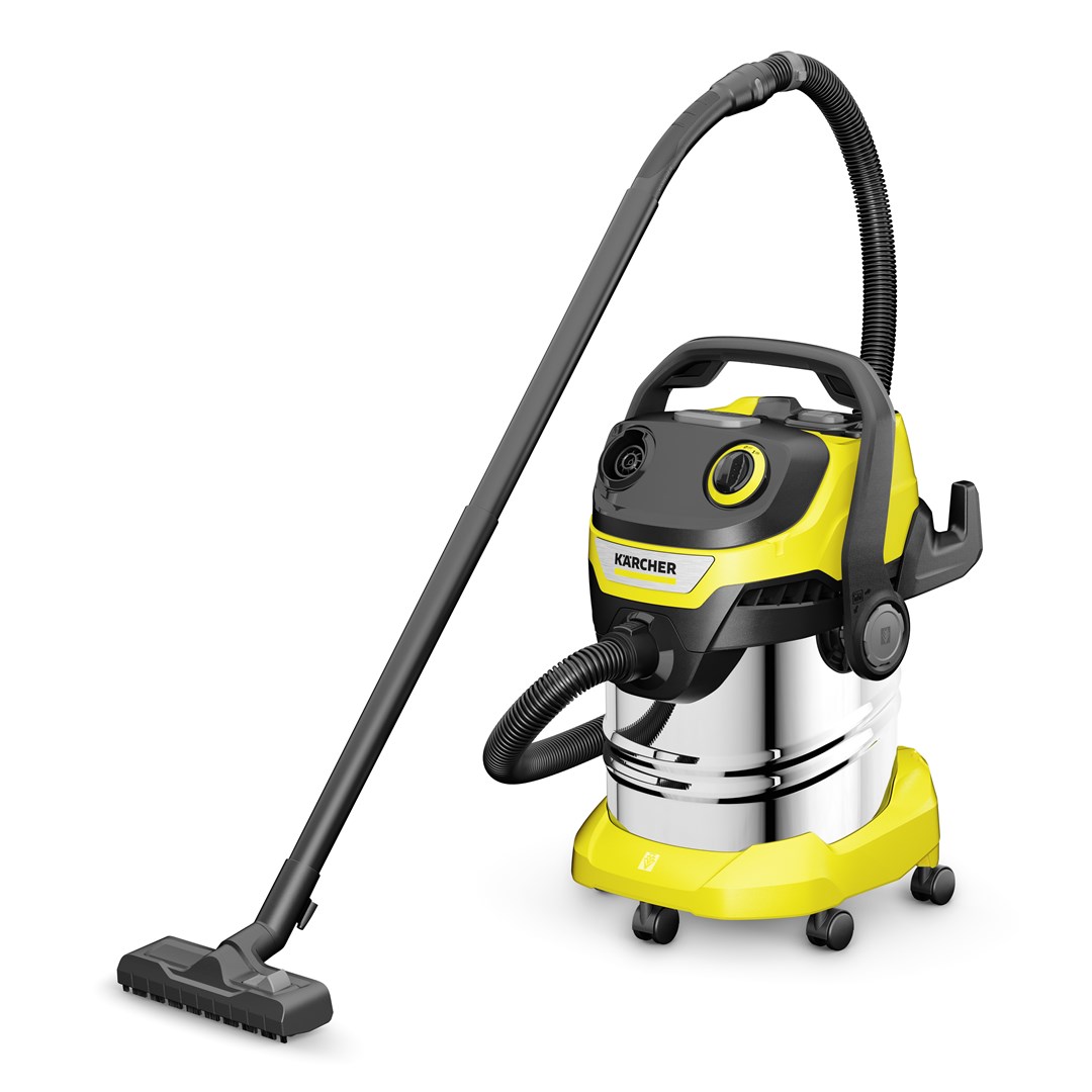 Kärcher WD 5 S V-25/5/22 Stainless steel, Black, Yellow 25 L 1100 W Kärcher WD 5 S V-25/5/22 Stainless steel, Black, Yellow 25 L 1100 W