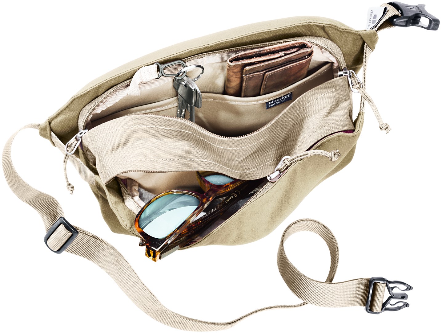 Deuter Passway 2 Polyethylene terephthalate (PET) Ivory Boy/Girl Shoulder bag Deuter Passway 2 Polyethylene terephthalate (PET) Ivory Boy/Girl Shoulder bag