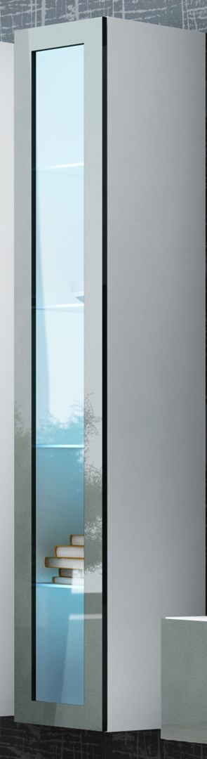 Cama Glass-case VIGO '180' 180/40/30 white/grey gloss Cama Glass-case VIGO '180' 180/40/30 white/grey gloss