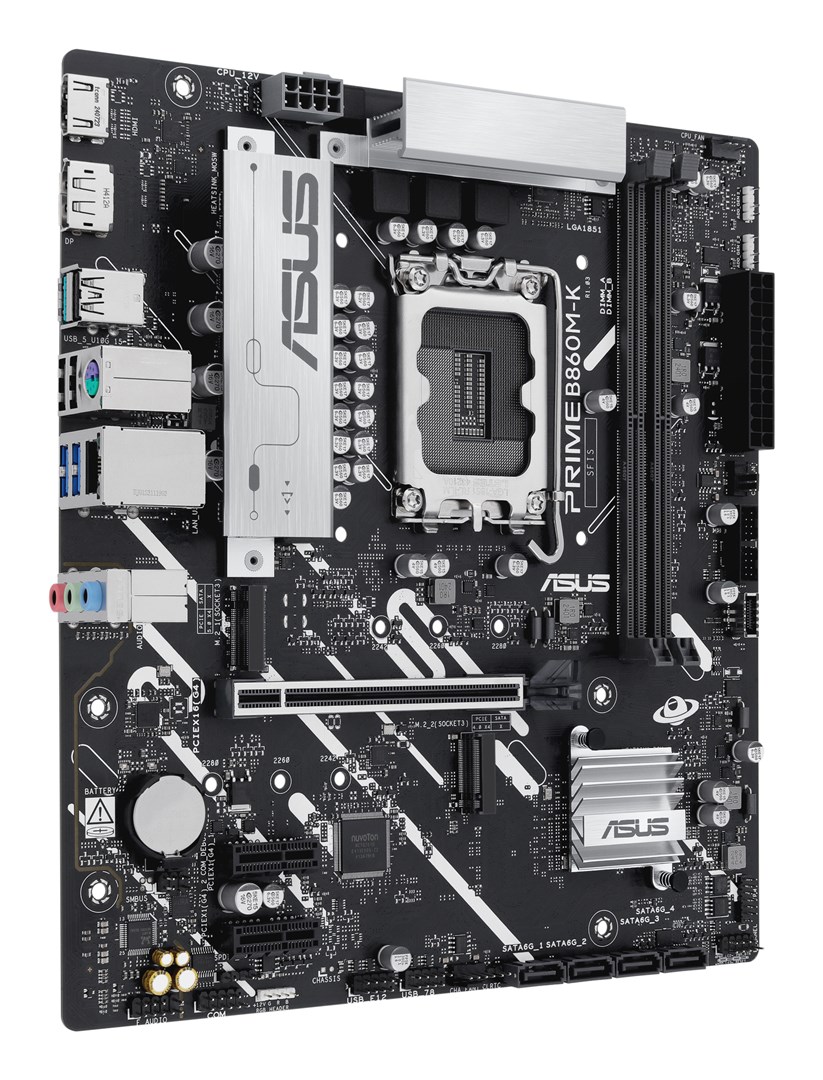 ASUS PRIME B860M-K Intel B860 LGA 1851 (Socket V1) micro ATX ASUS PRIME B860M-K Intel B860 LGA 1851 (Socket V1) micro ATX