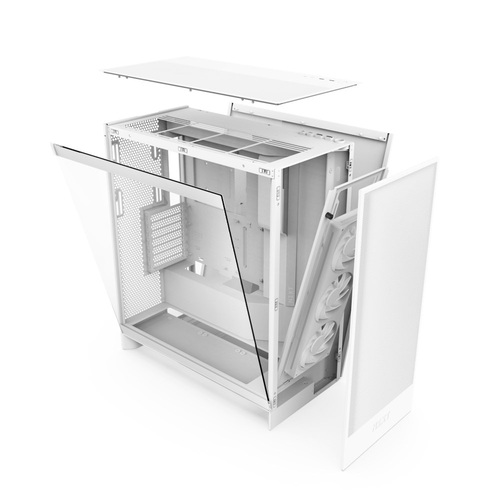 NZXT H7 Flow RGB Midi Tower White NZXT H7 Flow RGB Midi Tower White