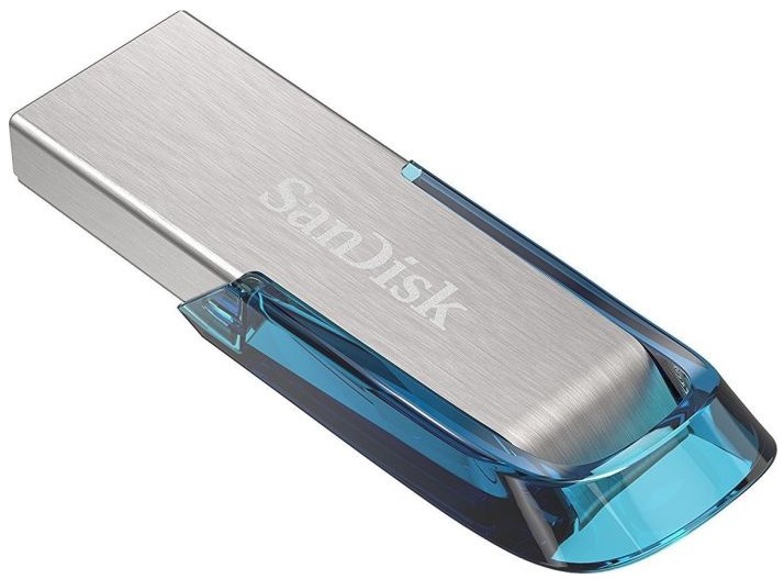 SanDisk Ultra Flair USB flash drive 128 GB USB Type-A 3.2 Gen 1 (3.1 Gen 1) Blue, Silver SanDisk Ultra Flair USB flash drive 128 GB USB Type-A 3.2 Gen 1 (3.1 Gen 1) Blue, Silver