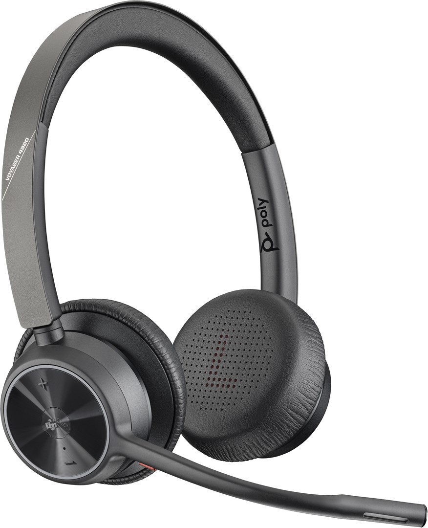 POLY Voyager 4320 Microsoft Teams Certified USB-A Headset +BT700 dongle POLY Voyager 4320 Microsoft Teams Certified USB-A Headset +BT700 dongle