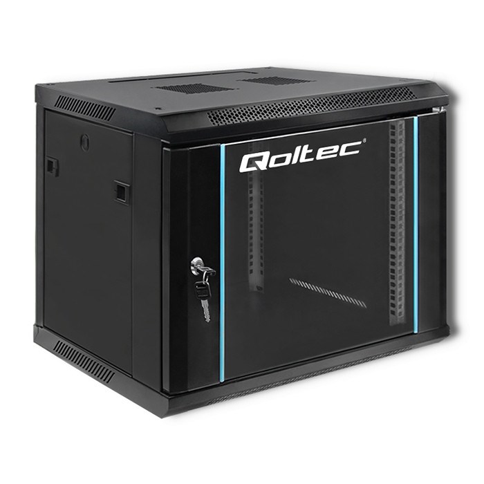 Qoltec 54463 RACK cabinet 19" | 9U | 600 x 500 x 450 Qoltec 54463 RACK cabinet 19" | 9U | 600 x 500 x 450