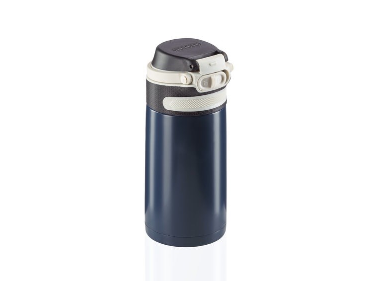 Leifheit 03247 travel mug 350 ml Black, Blue Stainless steel Leifheit 03247 travel mug 350 ml Black, Blue Stainless steel