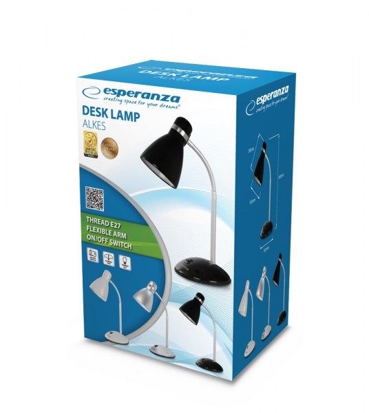 Esperanza ELD113S table lamp E27 12 W LED Silver Esperanza ELD113S table lamp E27 12 W LED Silver