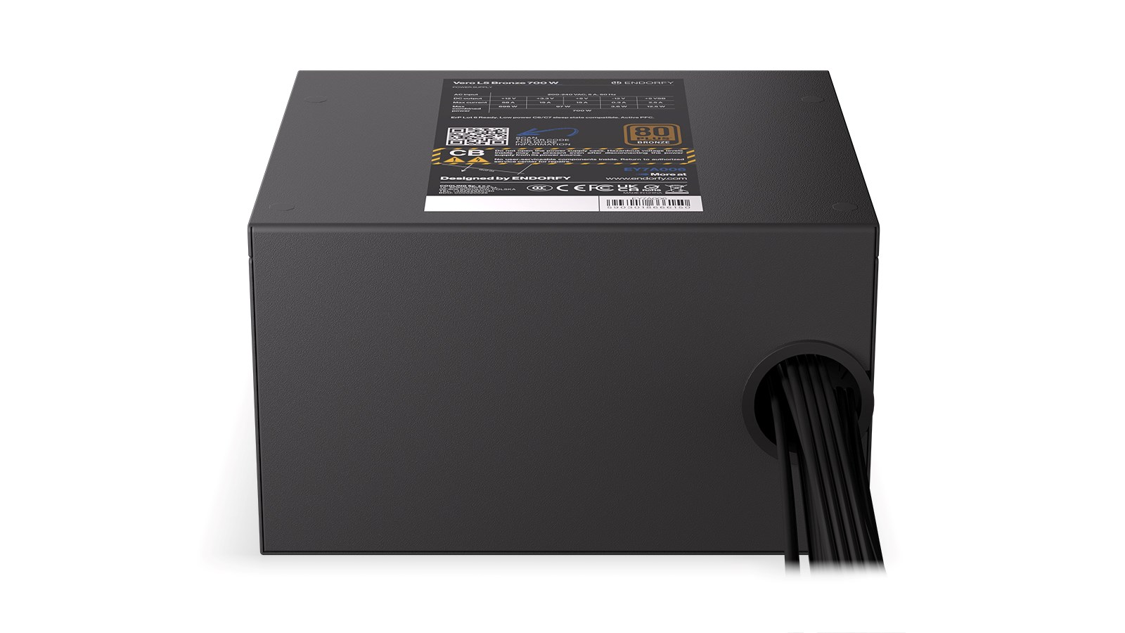 Power supply ENDORFY Vero L5 Bronze 700 W Power supply ENDORFY Vero L5 Bronze 700 W
