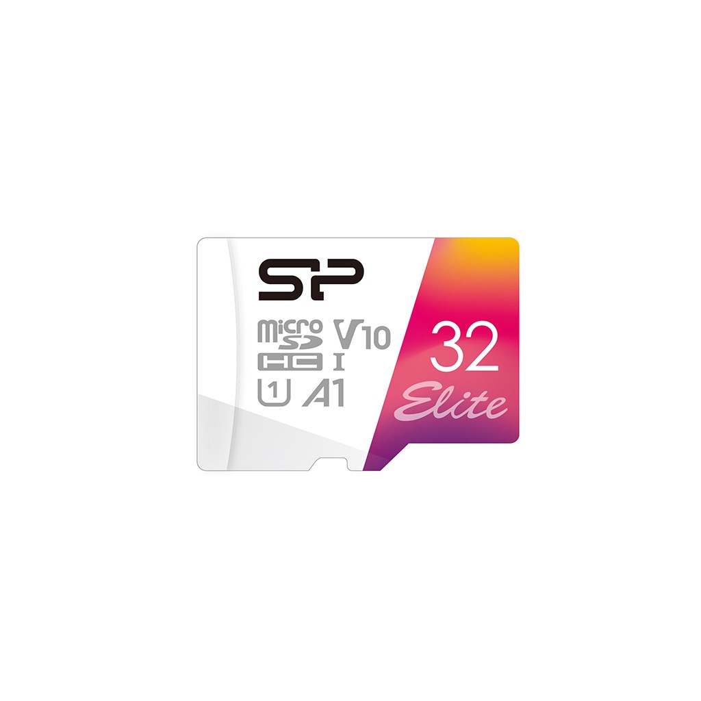 Silicon Power Elite Colorful 32 GB MicroSDHC UHS-I Class 10 (SP032GBSTHBV1V20SP) Silicon Power Elite Colorful 32 GB MicroSDHC UHS-I Class 10 (SP032GBSTHBV1V20SP)